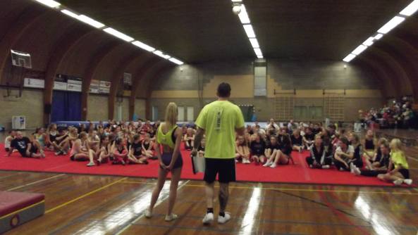 Opening of ABCD - Photo courtesy of Anne-Marie Olçay-Jansen of Cheer News Central